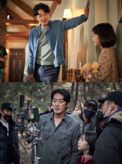 클로젯 하정우X허율, 현실 부녀 케미UP 훈훈...현장 스틸컷 공개 < 영화 < 문화 < 기사본문 - 싱글리스트 클로젯... 