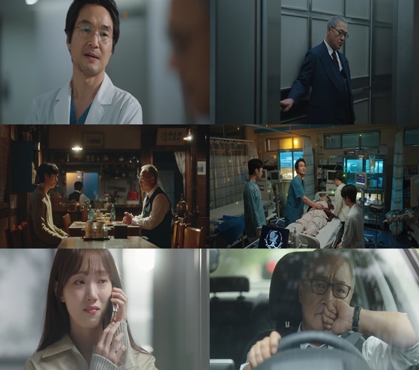〈낭만닥터 김사부 3〉12회 등장인물 한석규 안효섭의 대타로 유연석을 부른다.