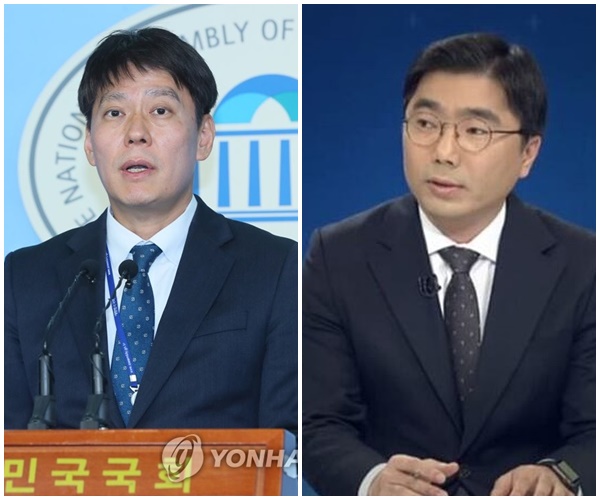 한민수 대변인(왼쪽)과 조상호 변호사/사진=연합뉴스, TV조선