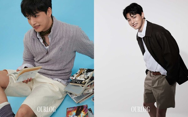 강지수·노재윤, ‘모솔연애’ 성장캐 찐친의 아워로그 가을 화보