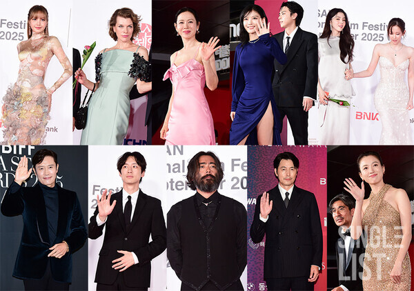 블랙핑크 리사, 밀라 요보비치, 손예진, 김유정, 한소희, 전종서, 이병헌, 사카구치 켄타로, 야마다 타카유키, 정우성, 한효주 ©최은희기자 oso0@slist.kr