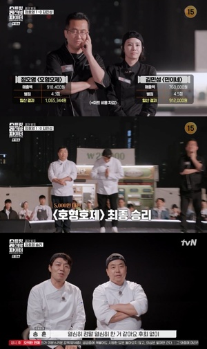 '<b>스트릿 레스토랑 파이터</b>' 정호영, 5000원 대전 최종 승리