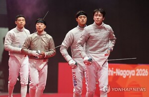 <b>박상원</b> 반격·오상욱 마무리…男 사브르, 일본 꺾고 AG 4연패