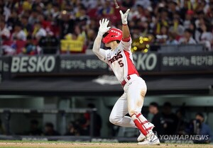 프로야구 기아, 김도영 결승 투런포로 준PO 직행…LG 4위