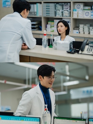 '닥터X' <b>장승조</b>, <b>김지원</b> 향한 <b>플러팅</b>...간식 들고 응급실 방문