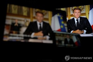<b>마크롱</b>, 프랑스 <b>폭력 시위</b>에 "분노·수치심"…집회 금지 권한 확대 추진